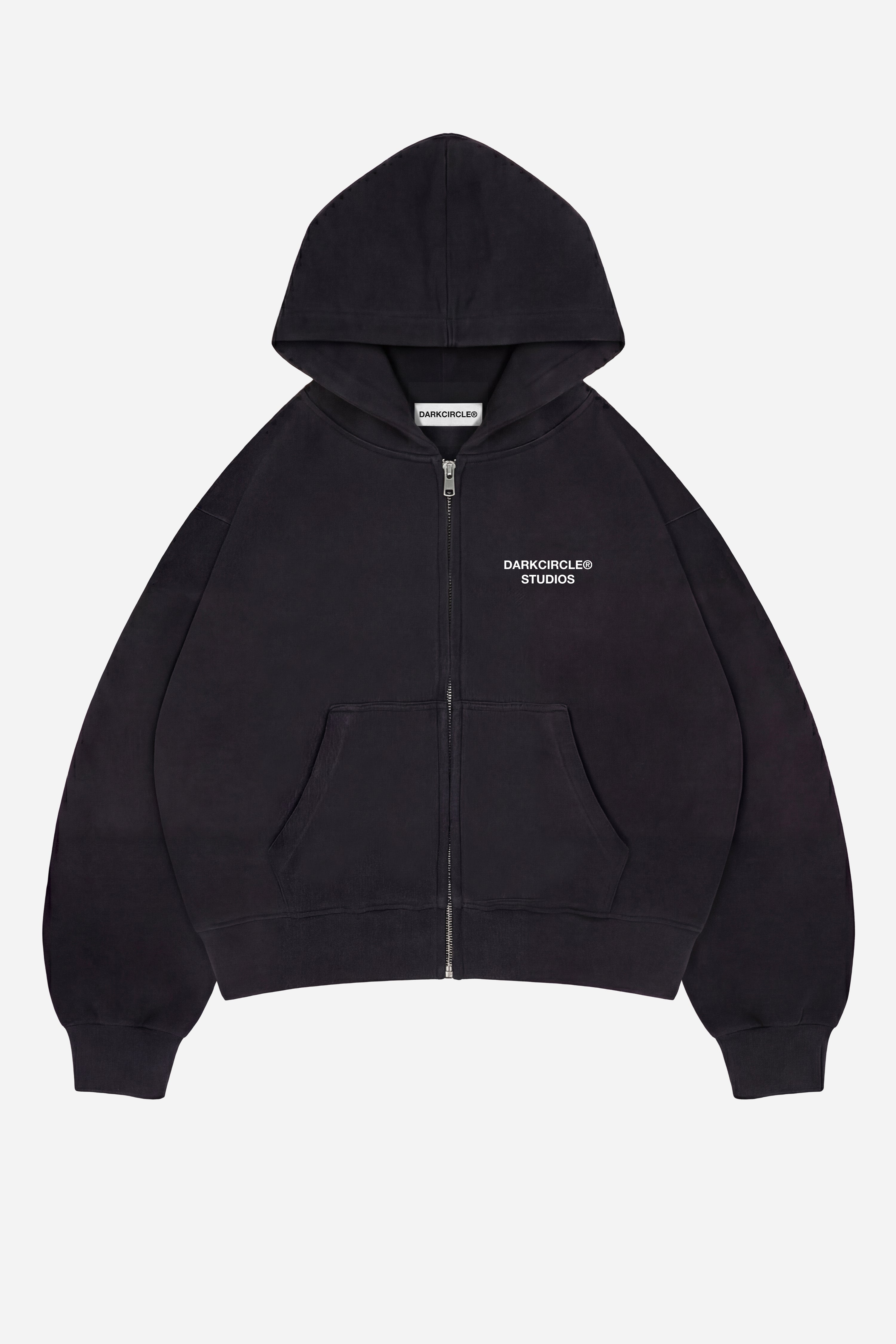 Studio Zip Hoodie V2 - Black – DARKCIRCLE®