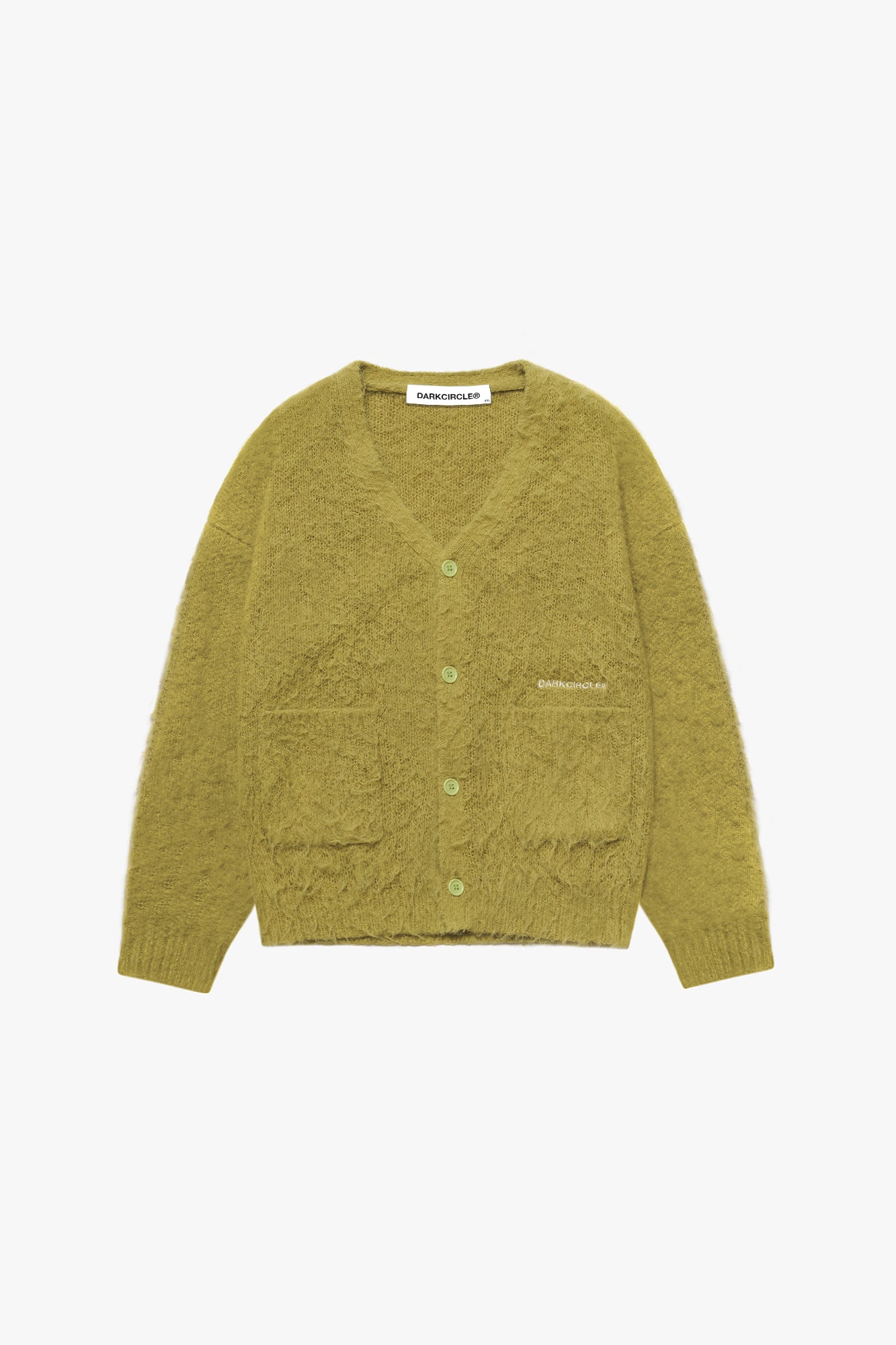 Registered Cardigan - Moss Green – DARKCIRCLE® Registered Cardigan - Moss Green – DARKCIRCLE®