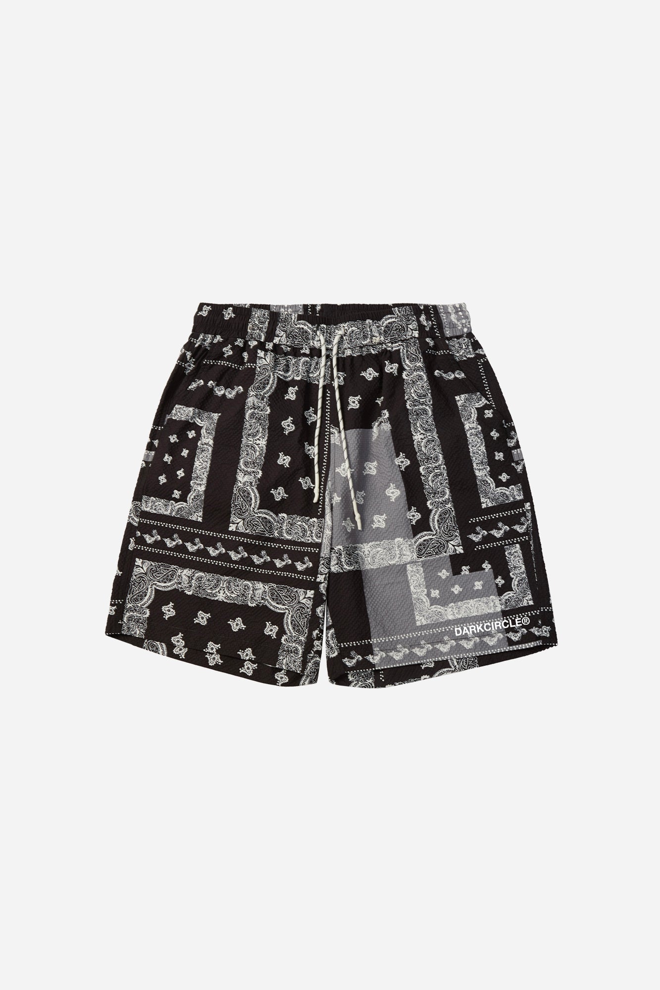 Paisley Shorts - Black – DARKCIRCLE®