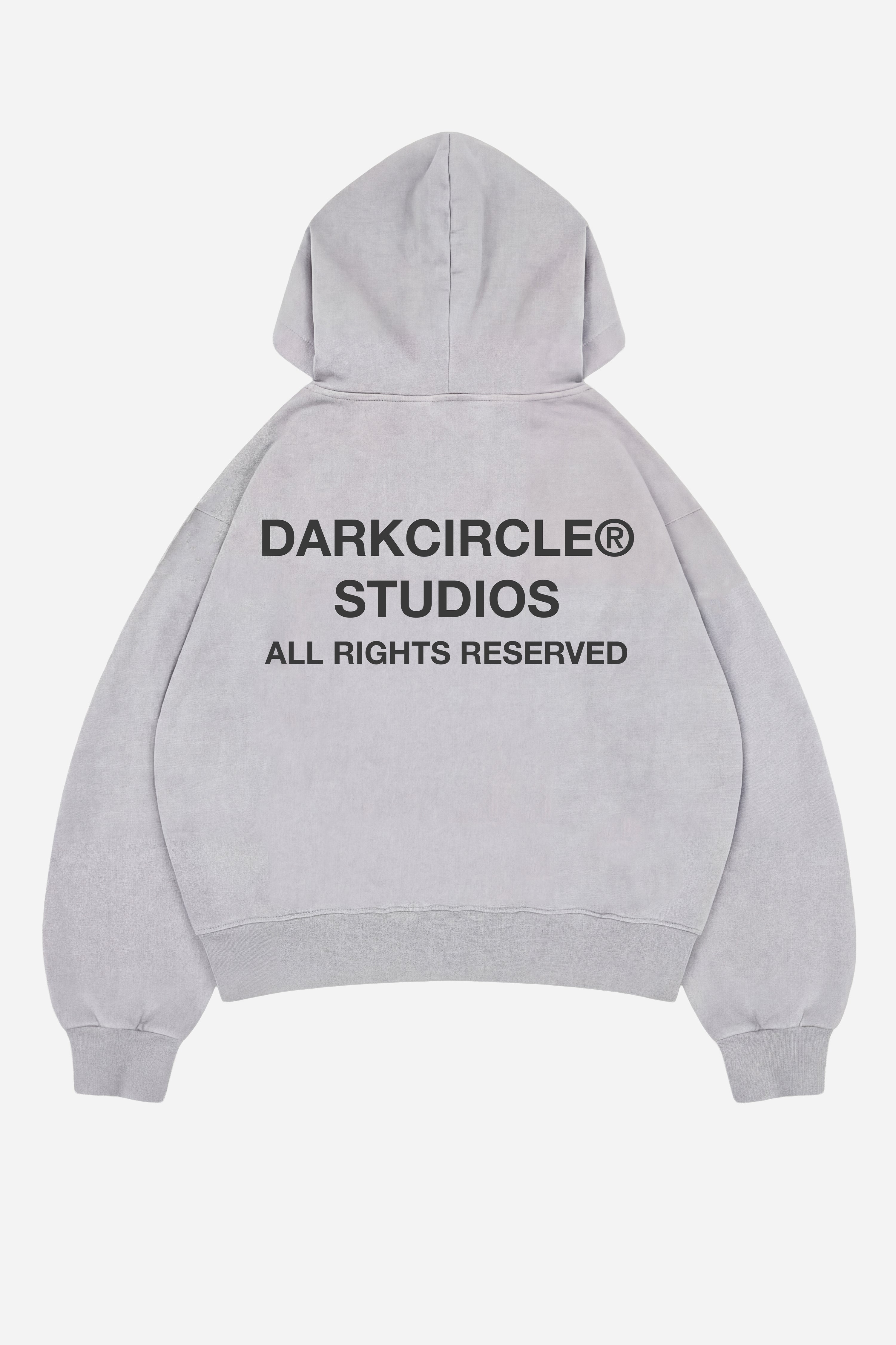 Studio Hoodie V2 - Washed Grey – DARKCIRCLE®