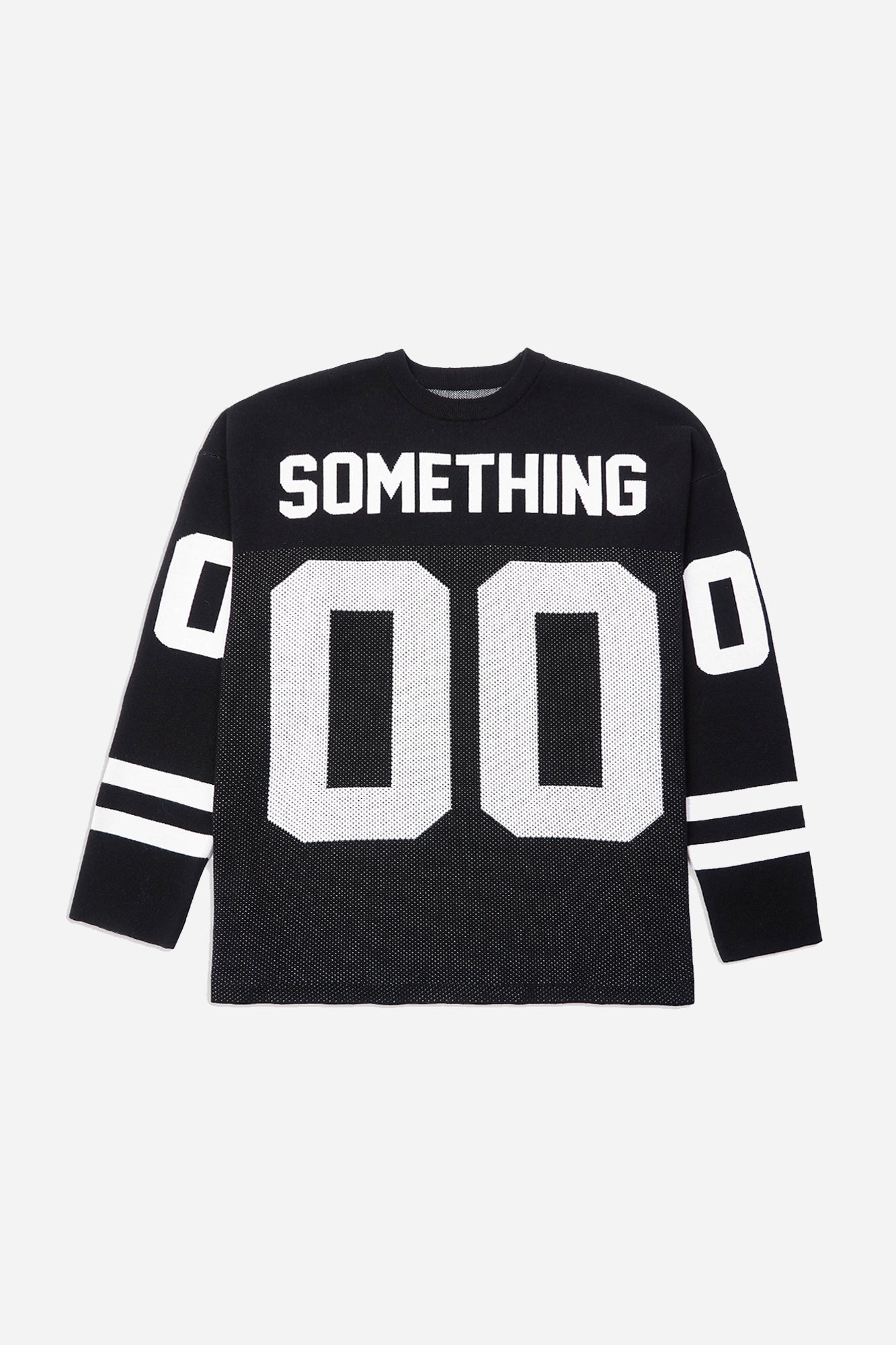 SOMETHING Knit Jersey - Black