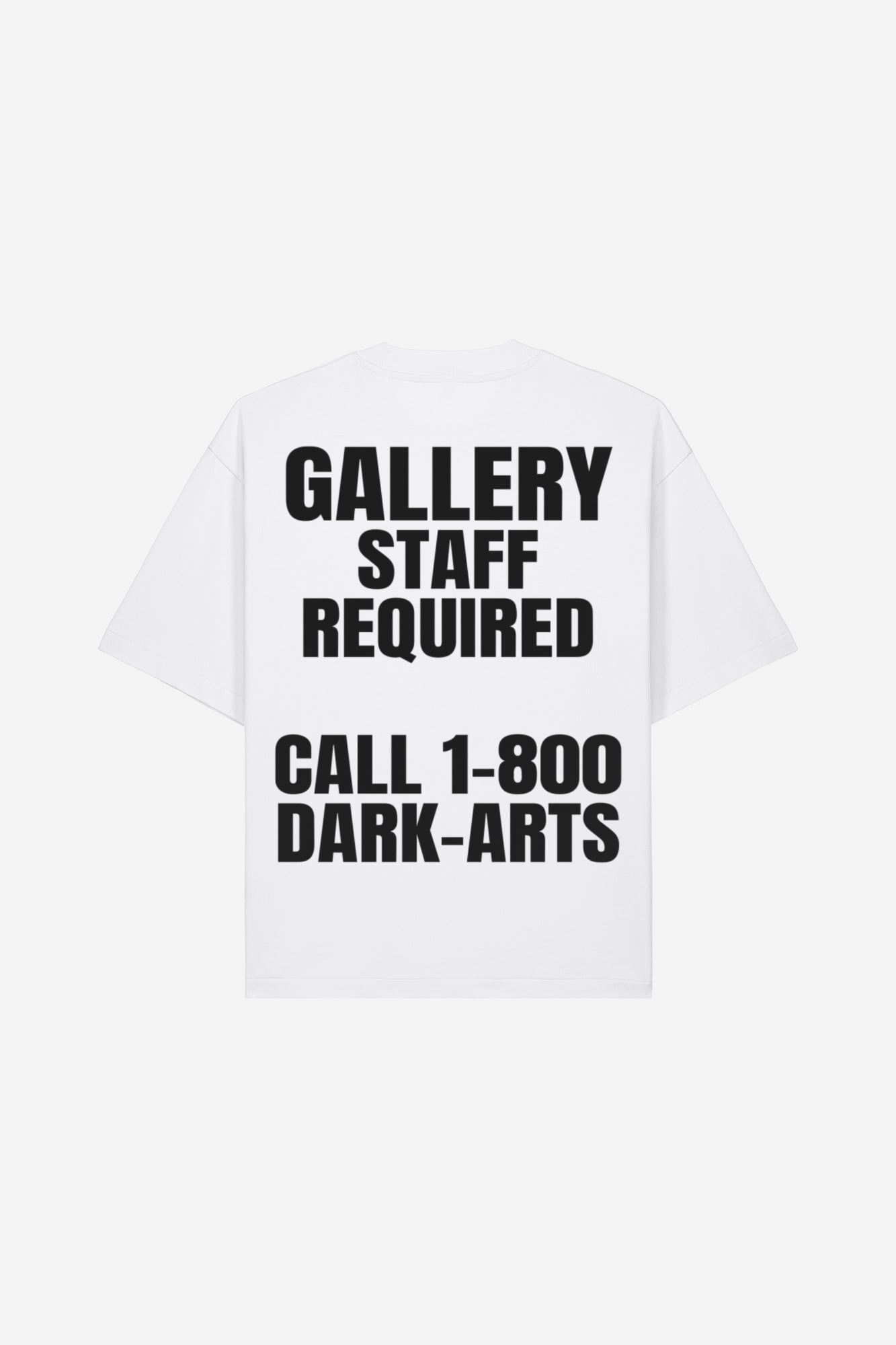 Staff Required - White