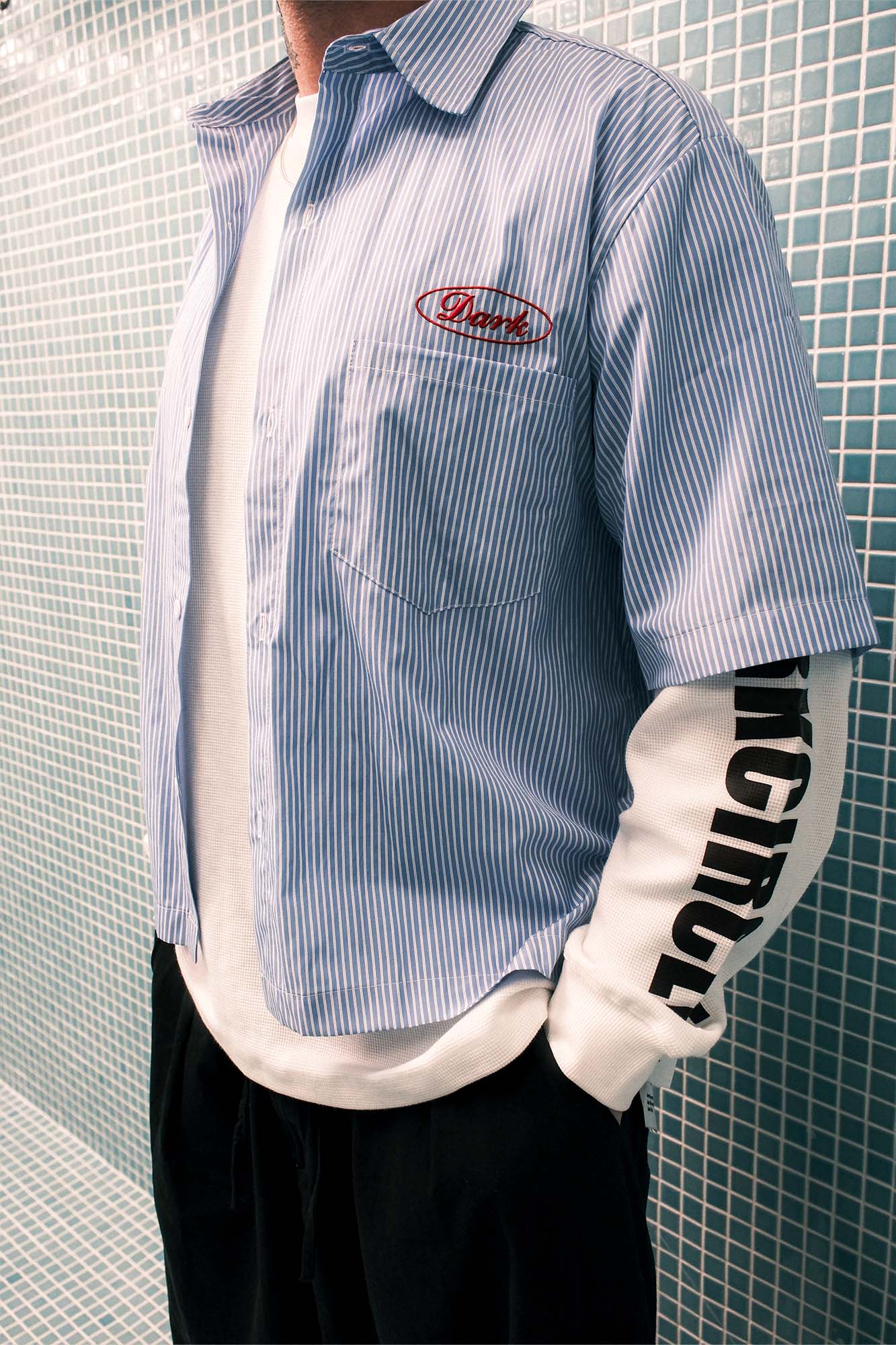 Transit Shirt - Blue/White Stripe