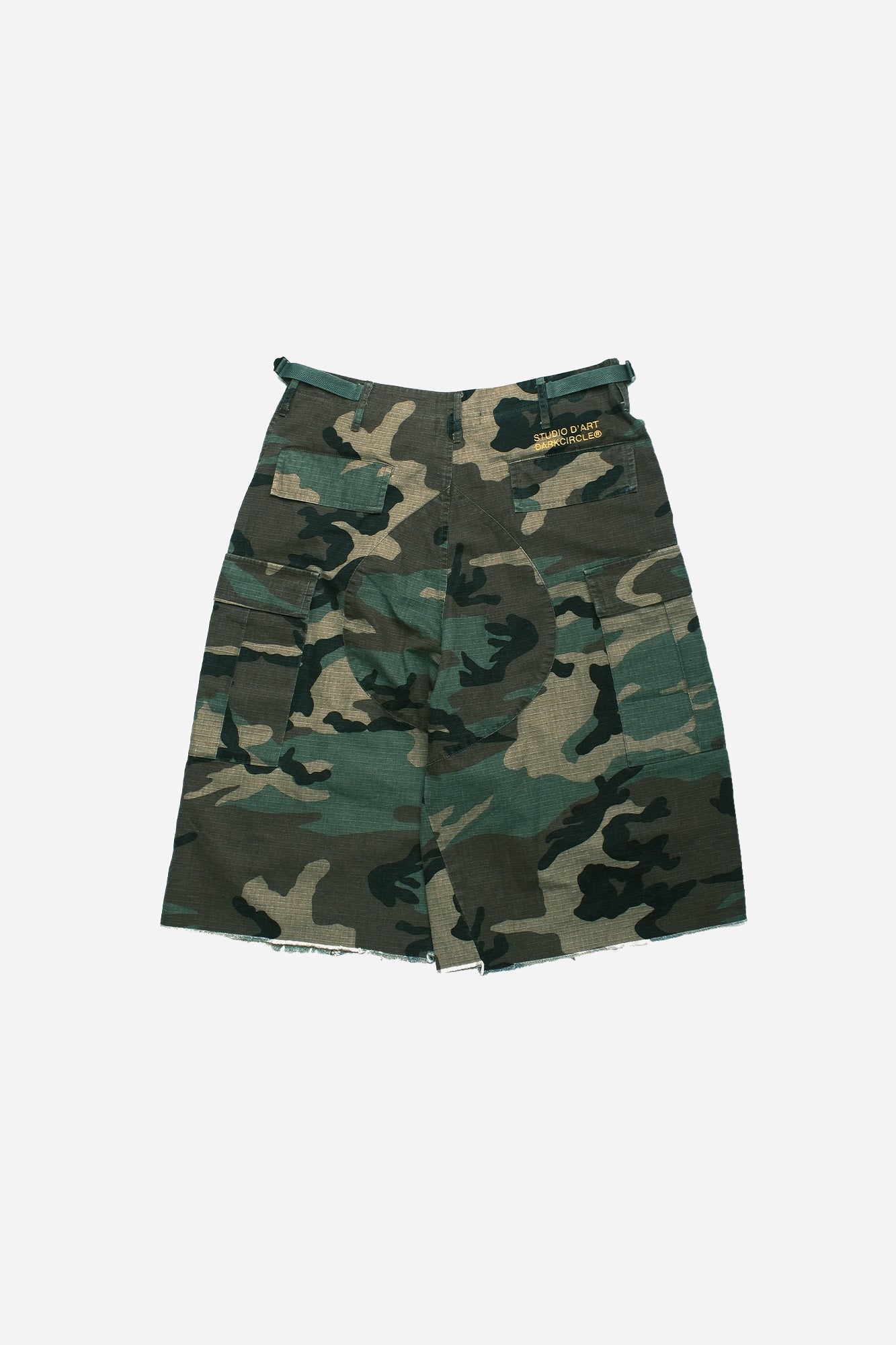 BDU Shorts - Woodland Camo (Washed)