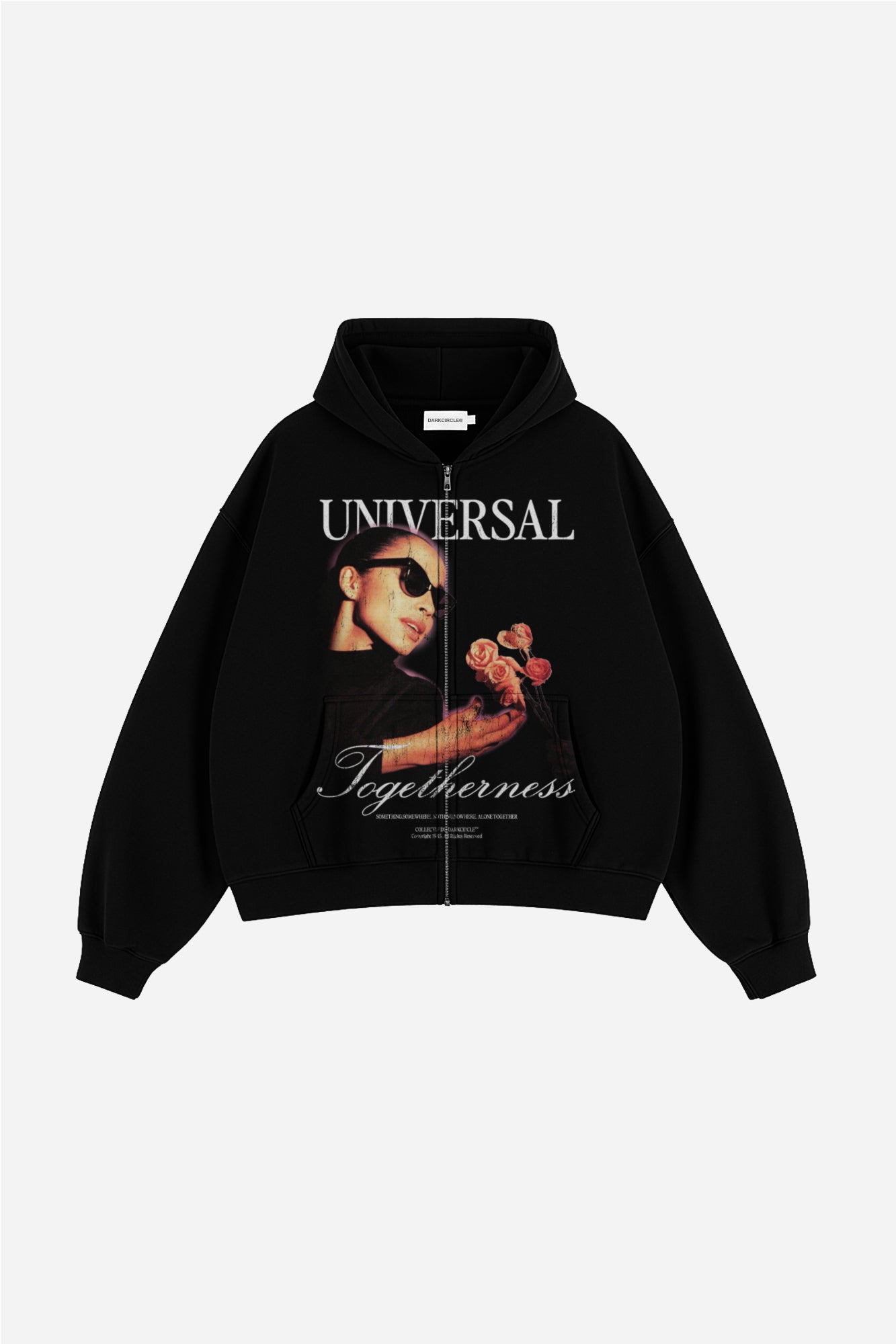 Togetherness Zip Hoodie - Black