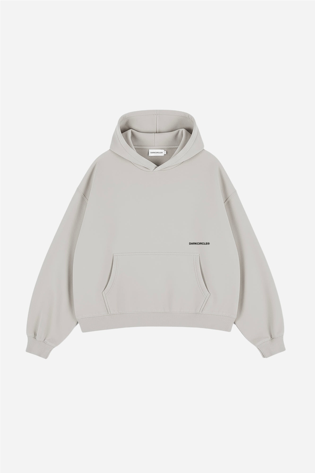 Complex cropped hoodie - Stone