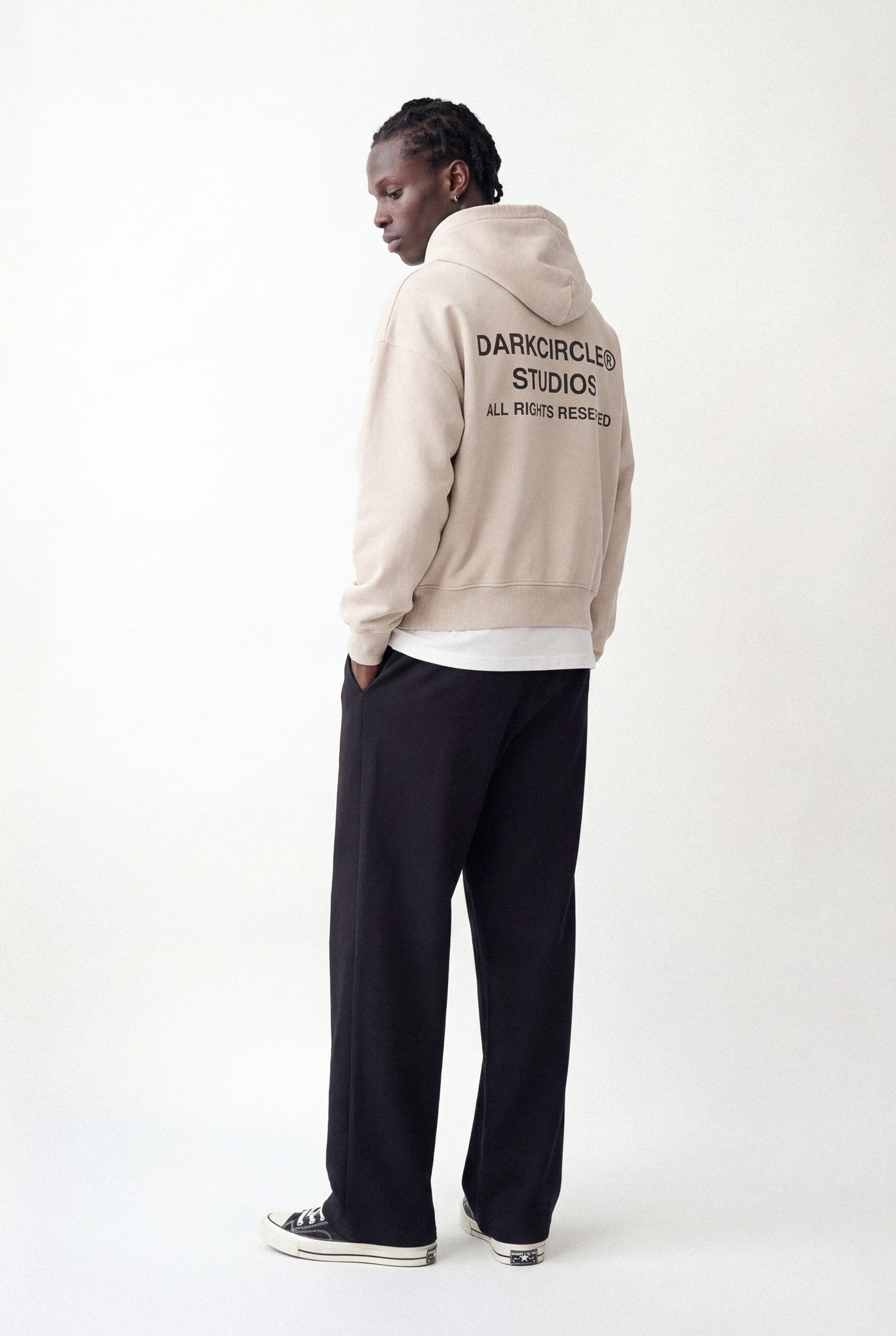 Studio Zip Hoodie V2 - Stone – DARKCIRCLE®