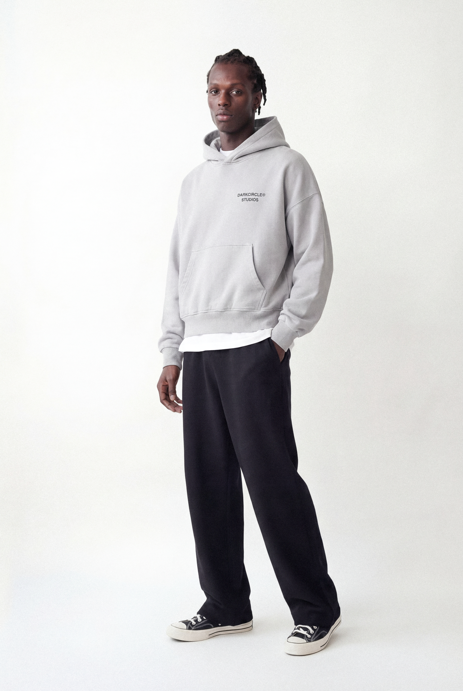 Studio Hoodie V2 - Washed Grey – DARKCIRCLE®