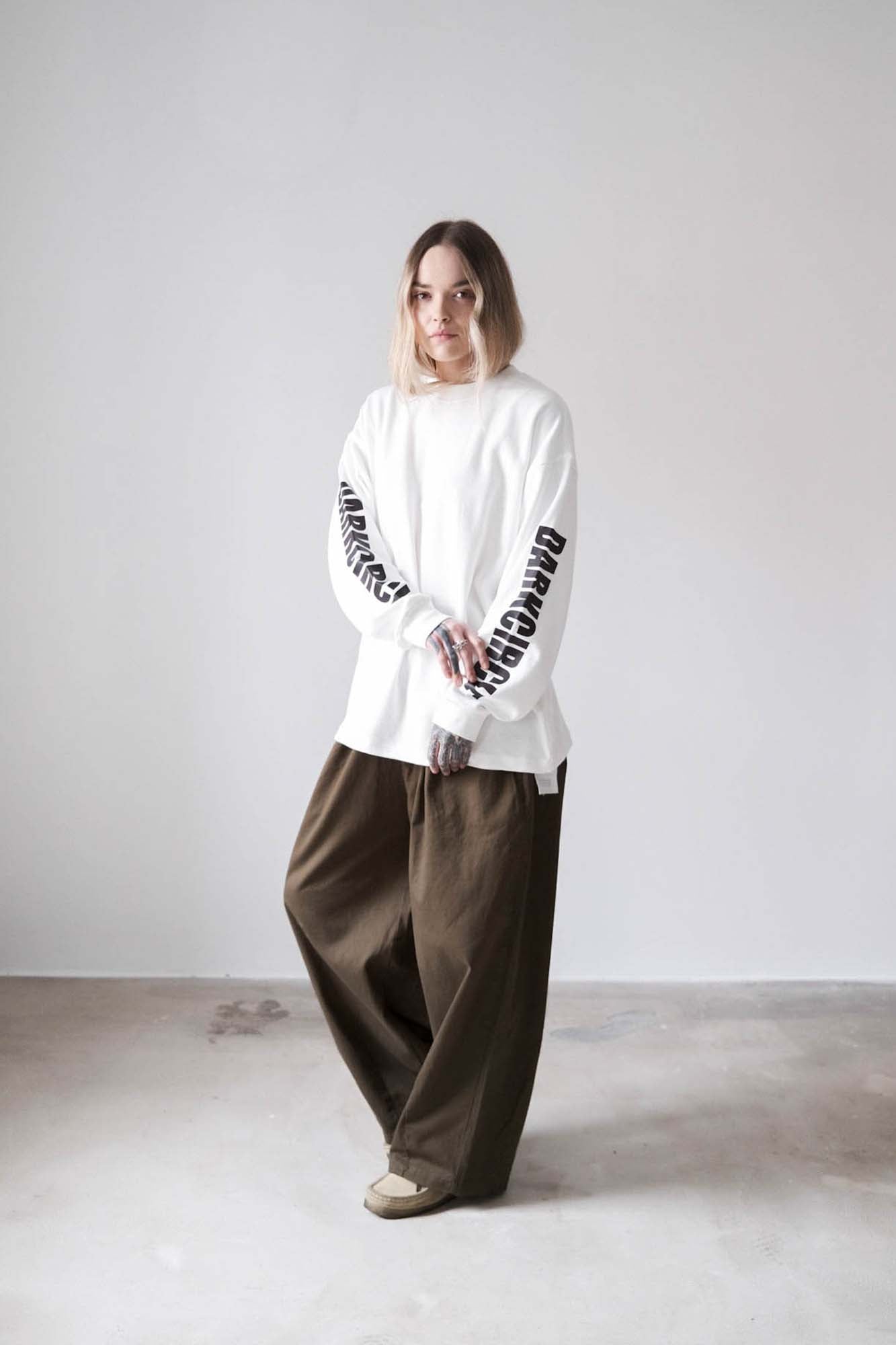 Waffle Knit Long Sleeve - White