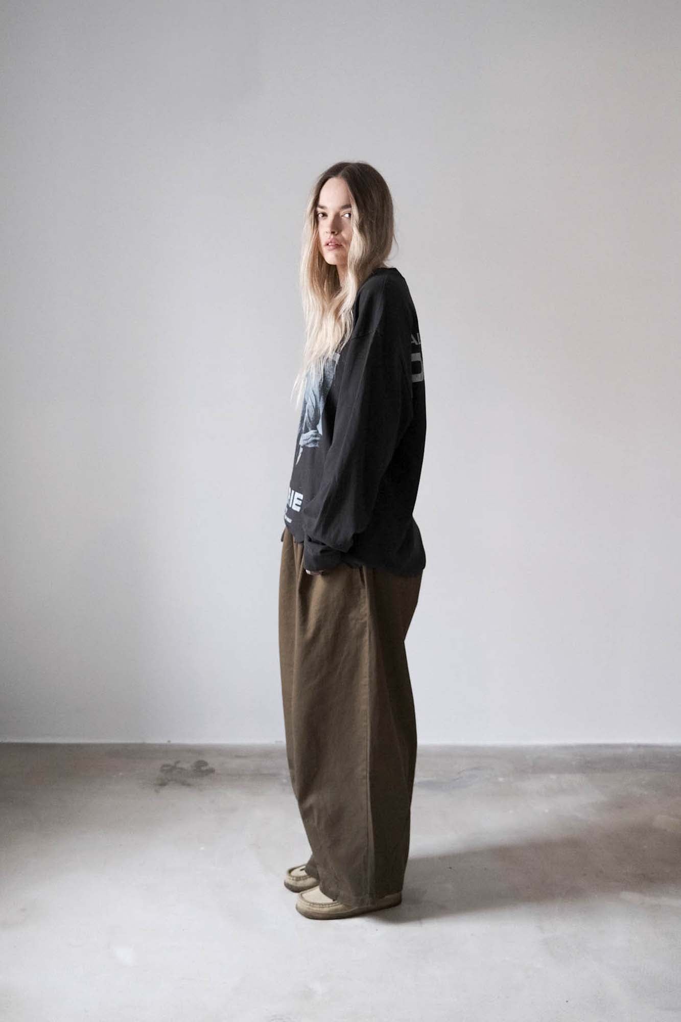 Rene Long sleeve - Faded Black