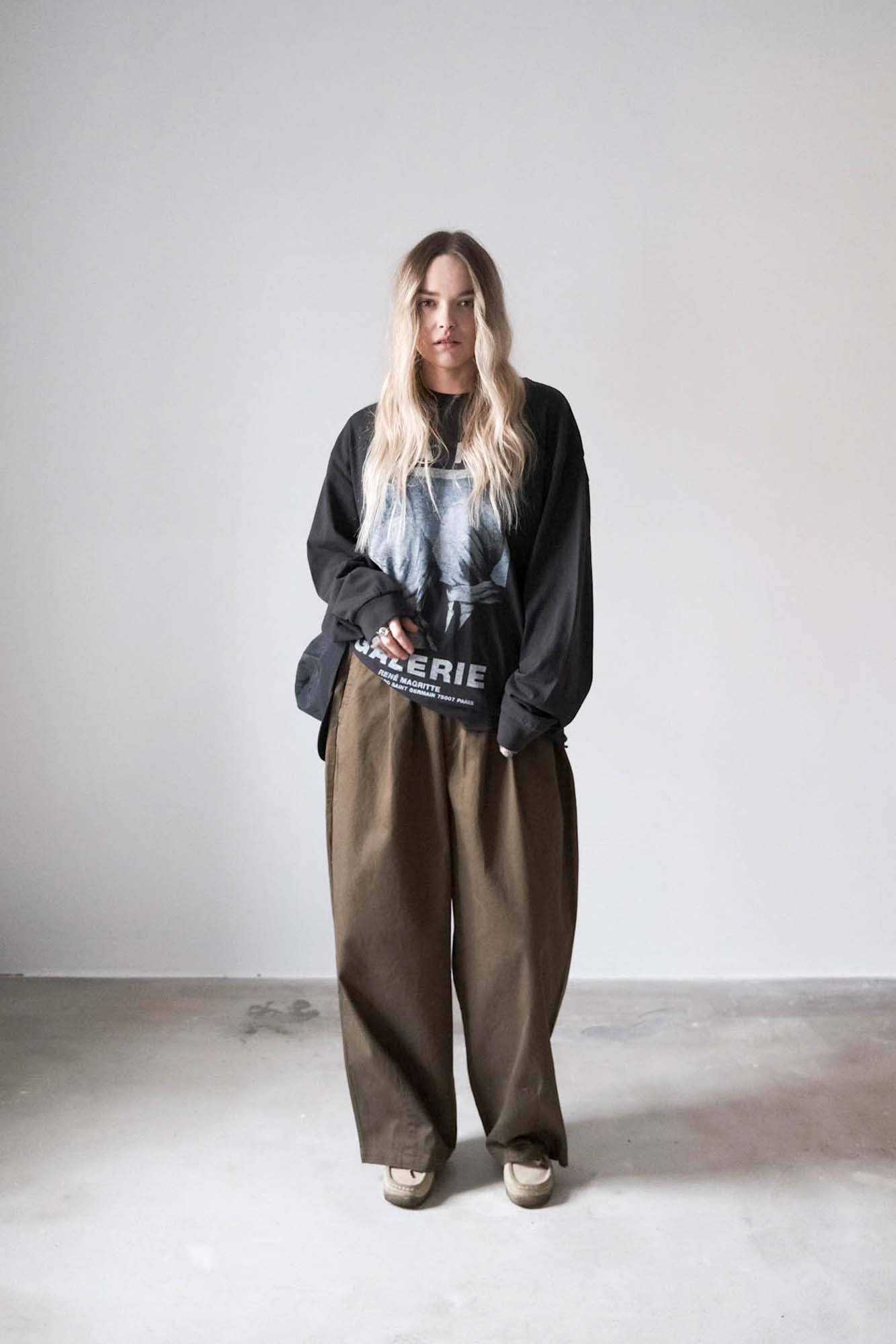 Rene Long sleeve - Faded Black