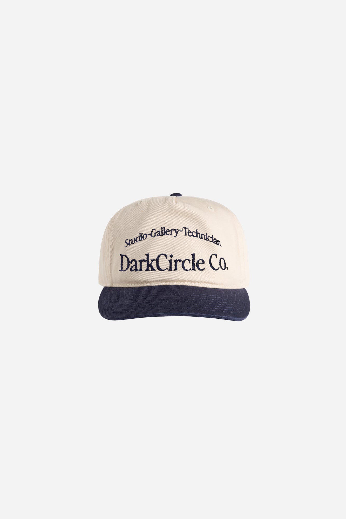 Technician Cap - Natural/Midnight Navy