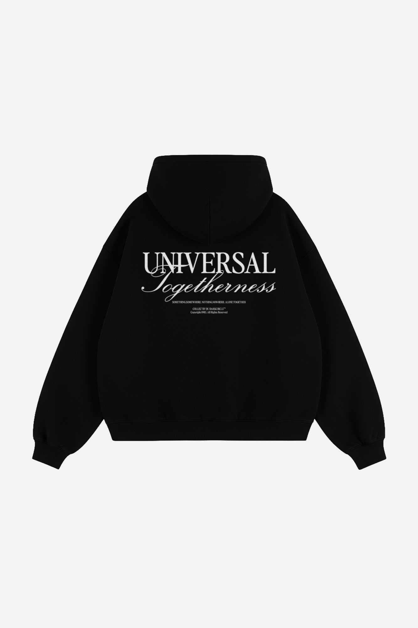 Togetherness Zip Hoodie - Black