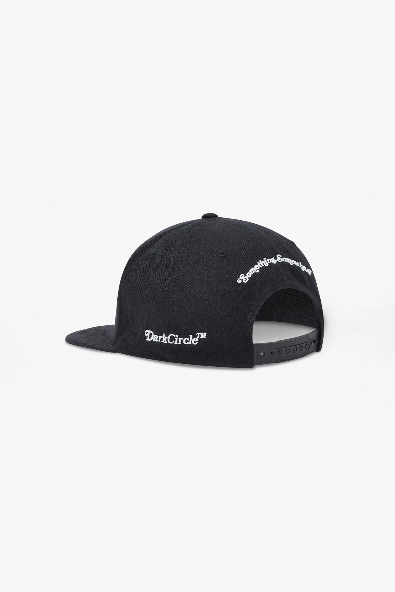 THE DC 6 PANEL SNAPBACK CAP BLACK Headwear Dark Circle Clothing 